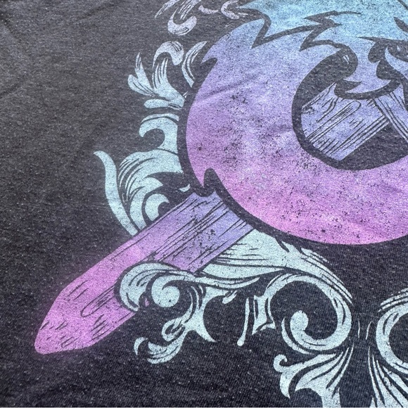 Dungeons & Dragons | Pastel Logo Short Sleeve Graphic T-Shirt | Size Medium - Picture 5 of 8